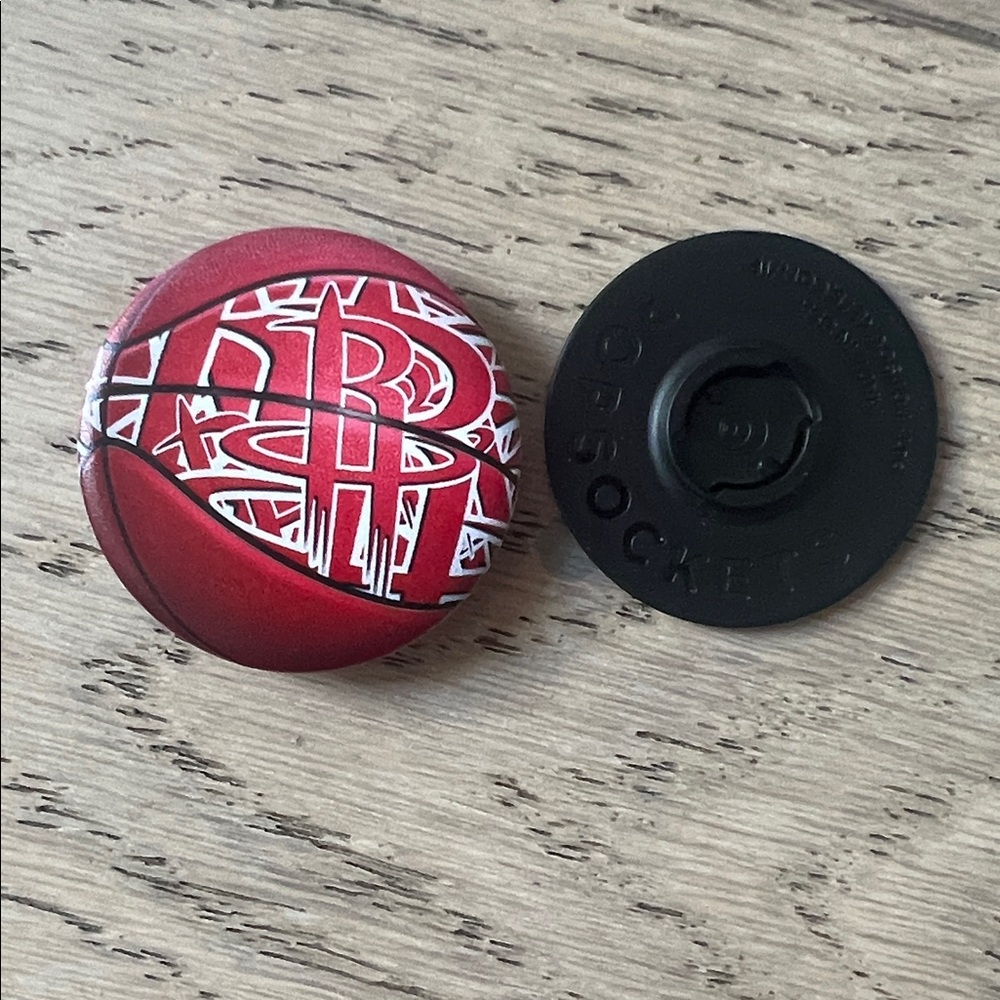 Houston rockets Red Popsocket with Graphic Design